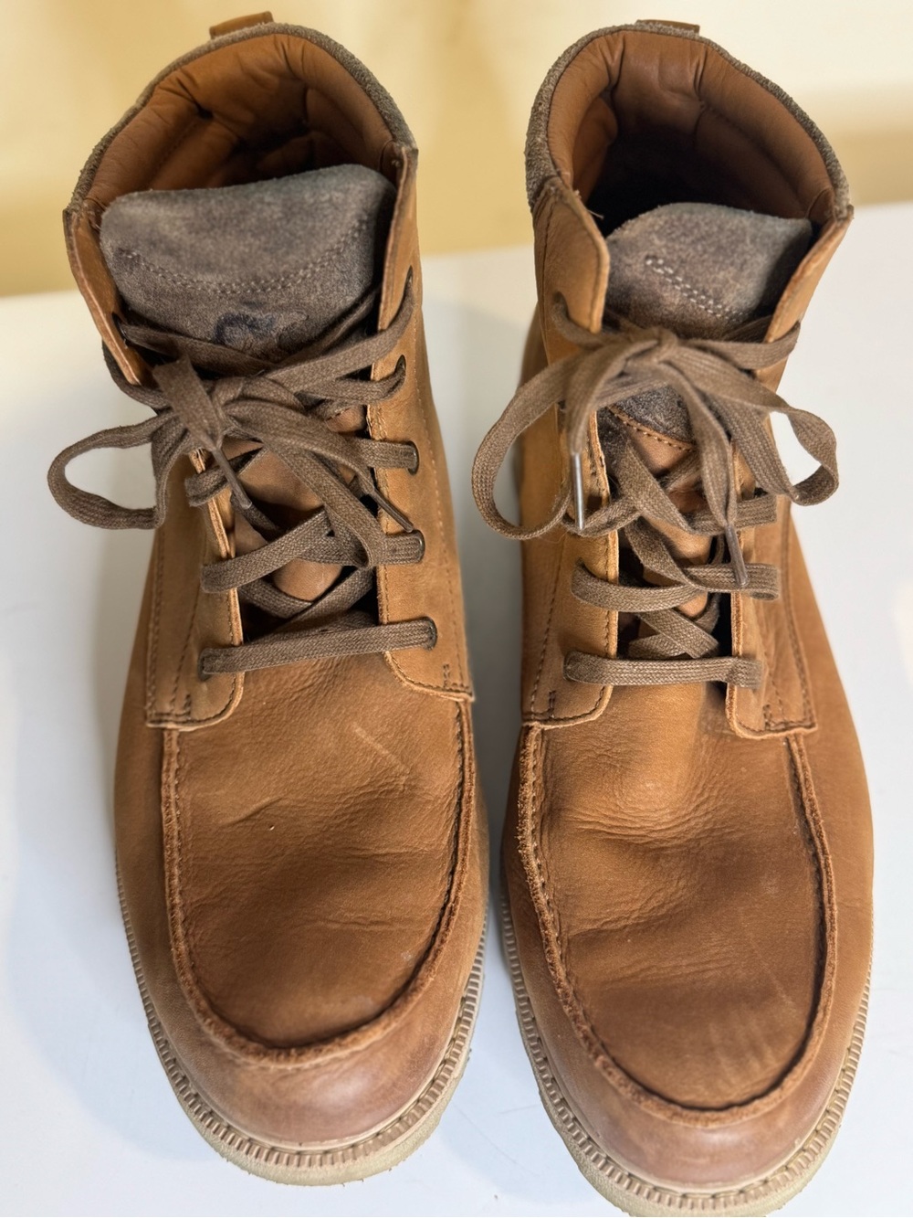 Sorel Madson II Moc Toe Waterproof Men’s 12 Brown Leather Boots NM3851-242